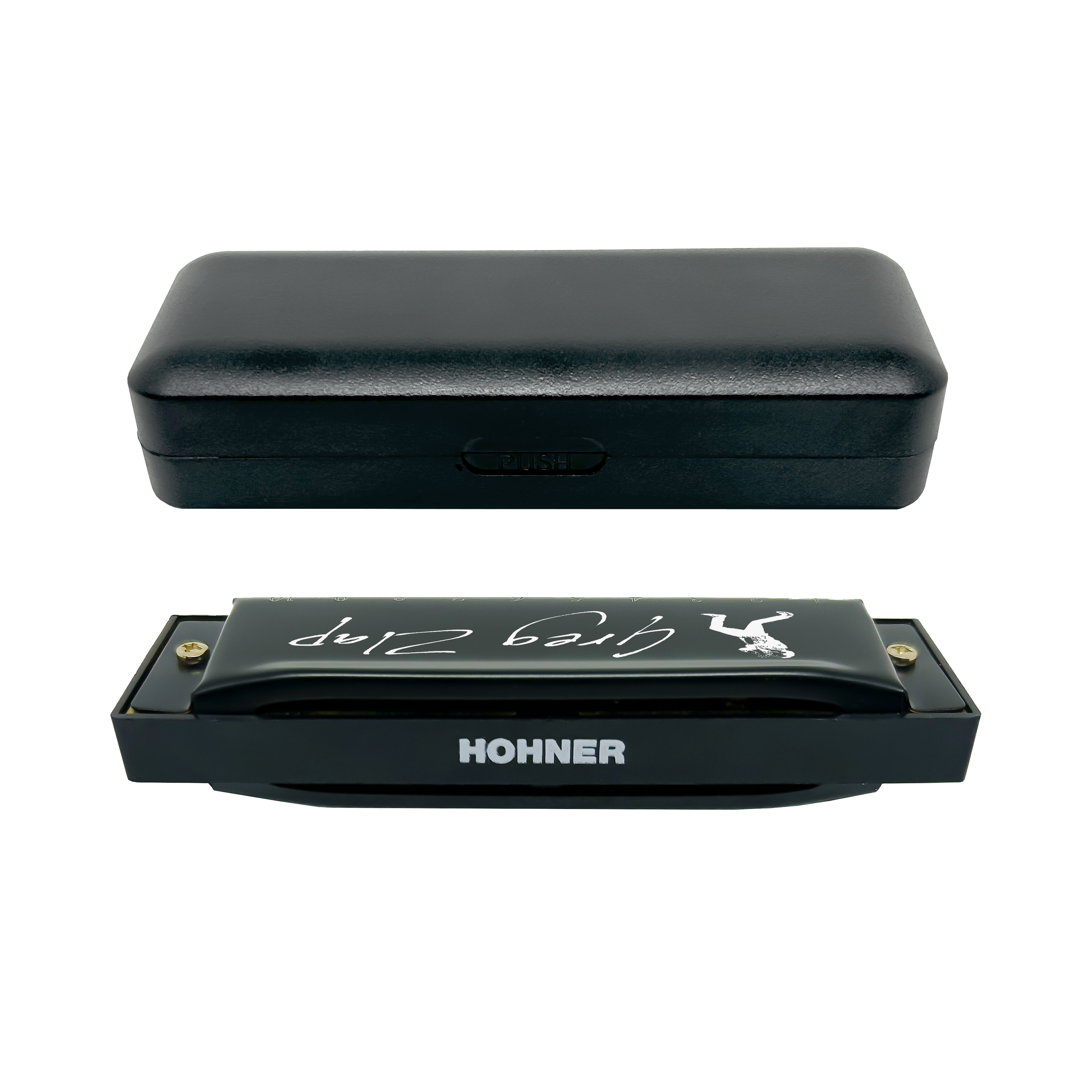 HARMONICA BLUESBAND NOIR (en Do) AVEC LIVRET "HARMONICA STARTER" PAR GREG ZLAP