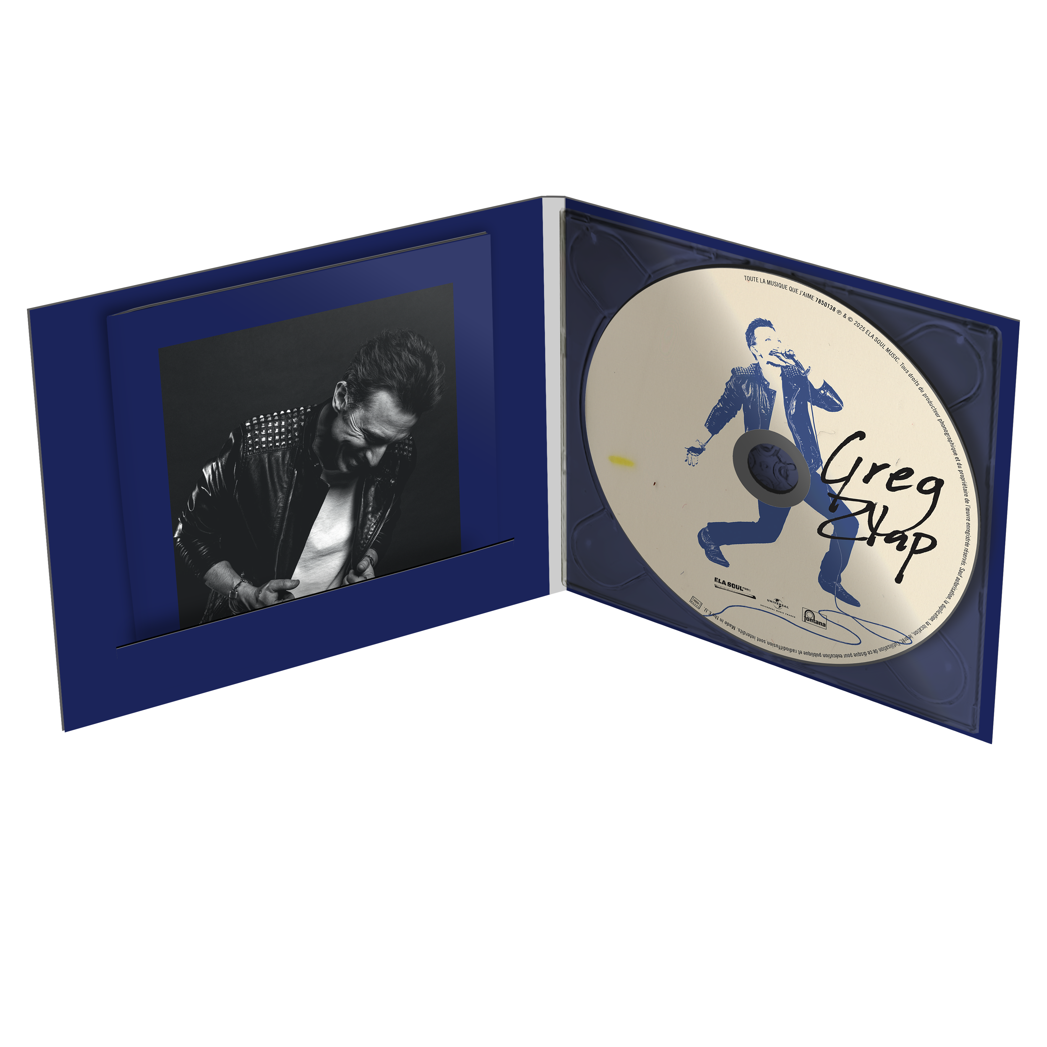 PACK CD DÉDICACÉ + HARMONICA BLUESBAND NOIR (en Do)
