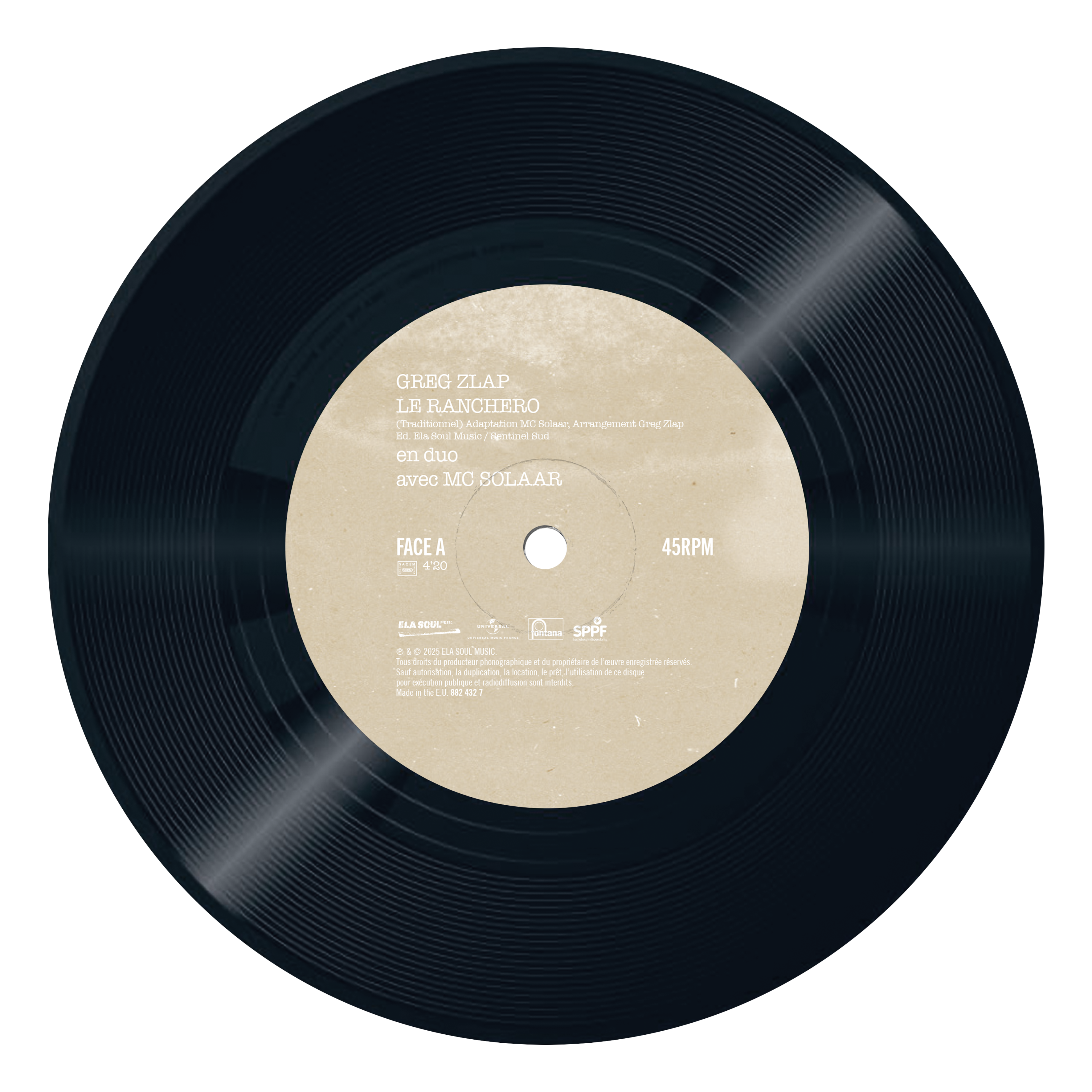 LE RANCHERO - VINYLE 45T