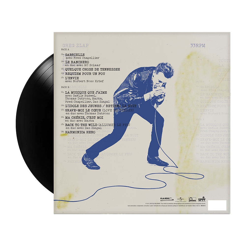 TOUTE LA MUSIQUE QUE J'AIME - VINYLE DÉDICACÉ