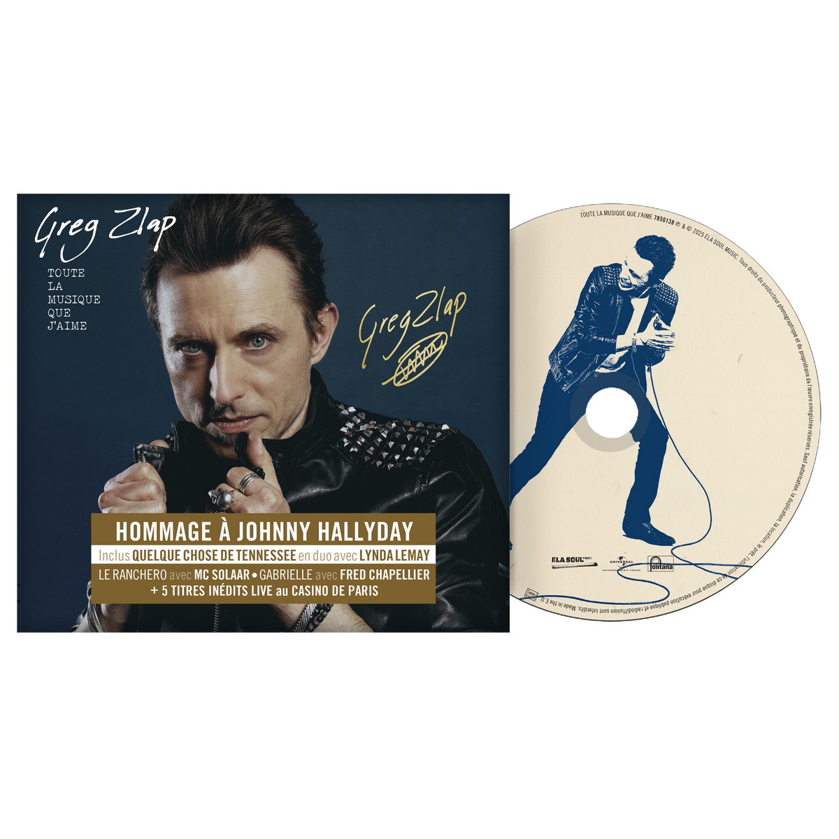 TOUTE LA MUSIQUE QUE J'AIME - CD EDITION DELUXE DÉDICACÉE