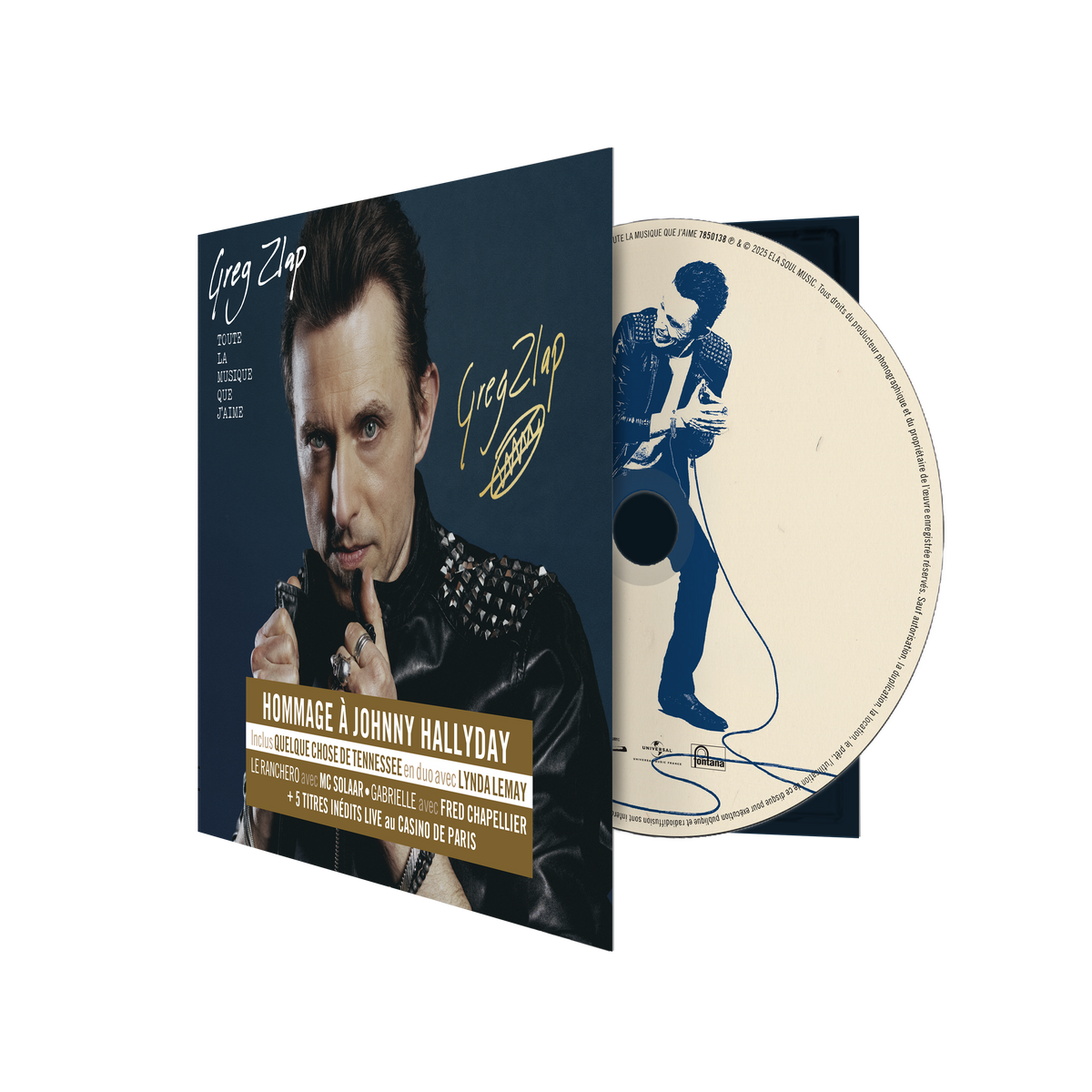 TOUTE LA MUSIQUE QUE J'AIME - CD EDITION DELUXE DÉDICACÉE